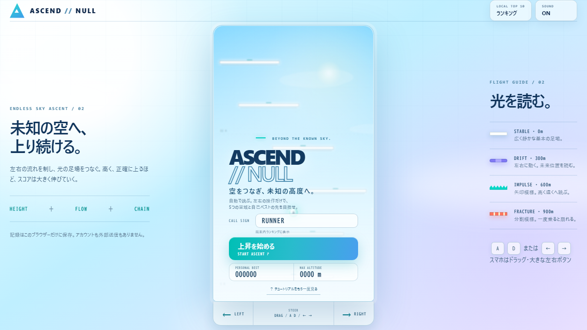 ASCEND // NULL（アセンド・ヌル）
