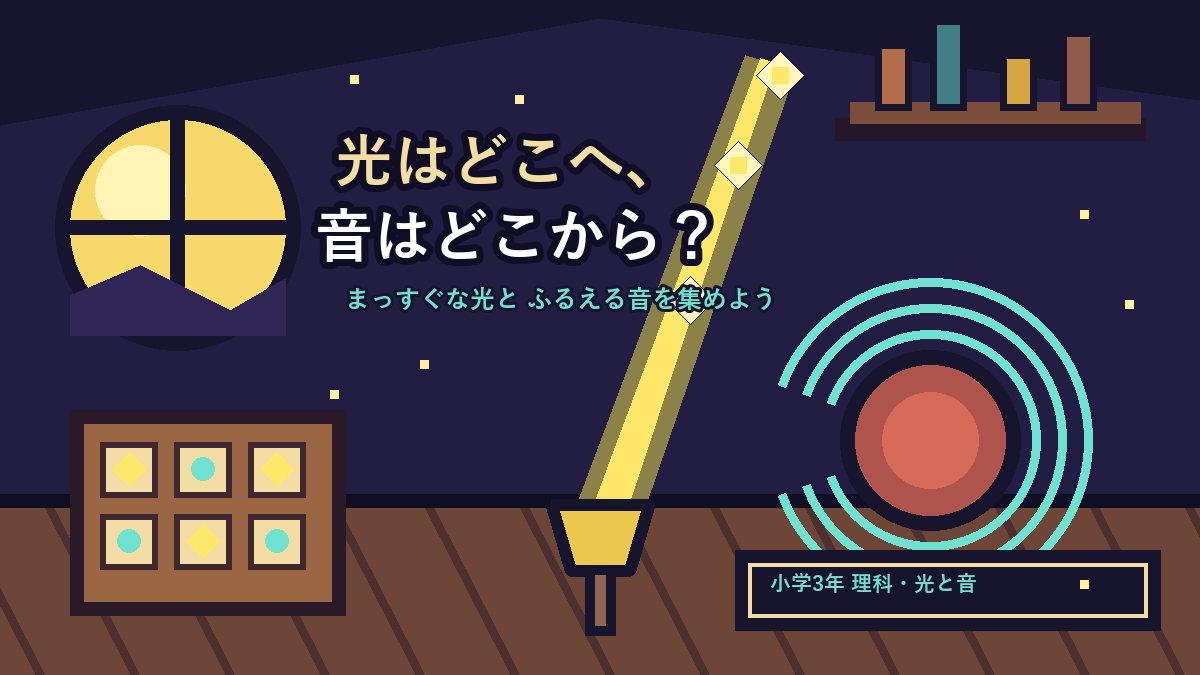 光はどこへ、音はどこから？