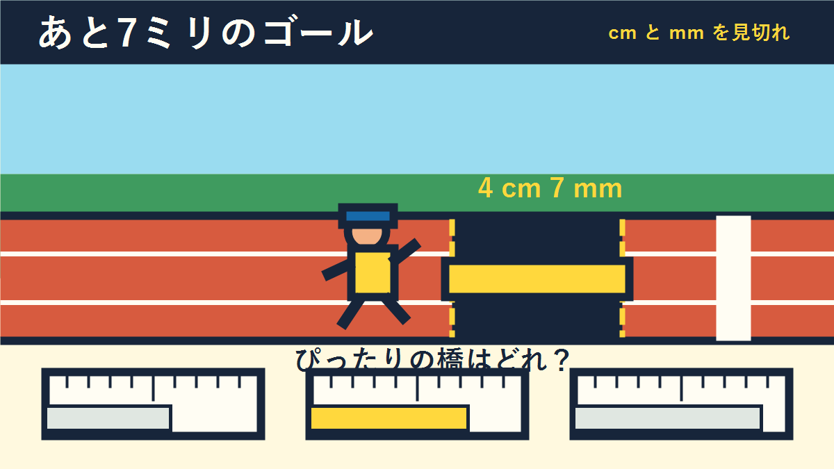 あと7ミリのゴール